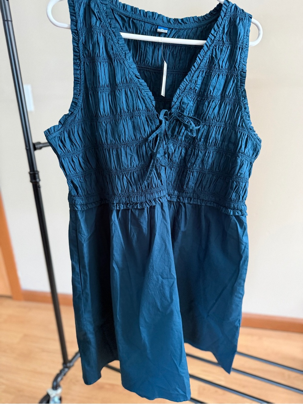 Old Navy Fit & Flare Smocked Bodice Mini Dress